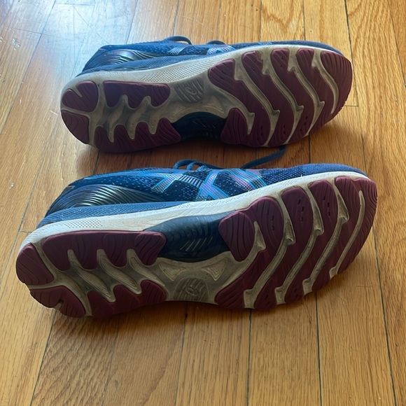 ASICS gel nimbus 23 navy and purple women’s size 8 - Picture 4 of 5